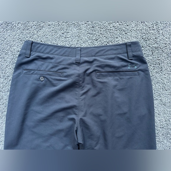 Mens Under Armour Match Play Golf Pants Waist 36 Length 32 Black Activewear - Picture 9 of 11